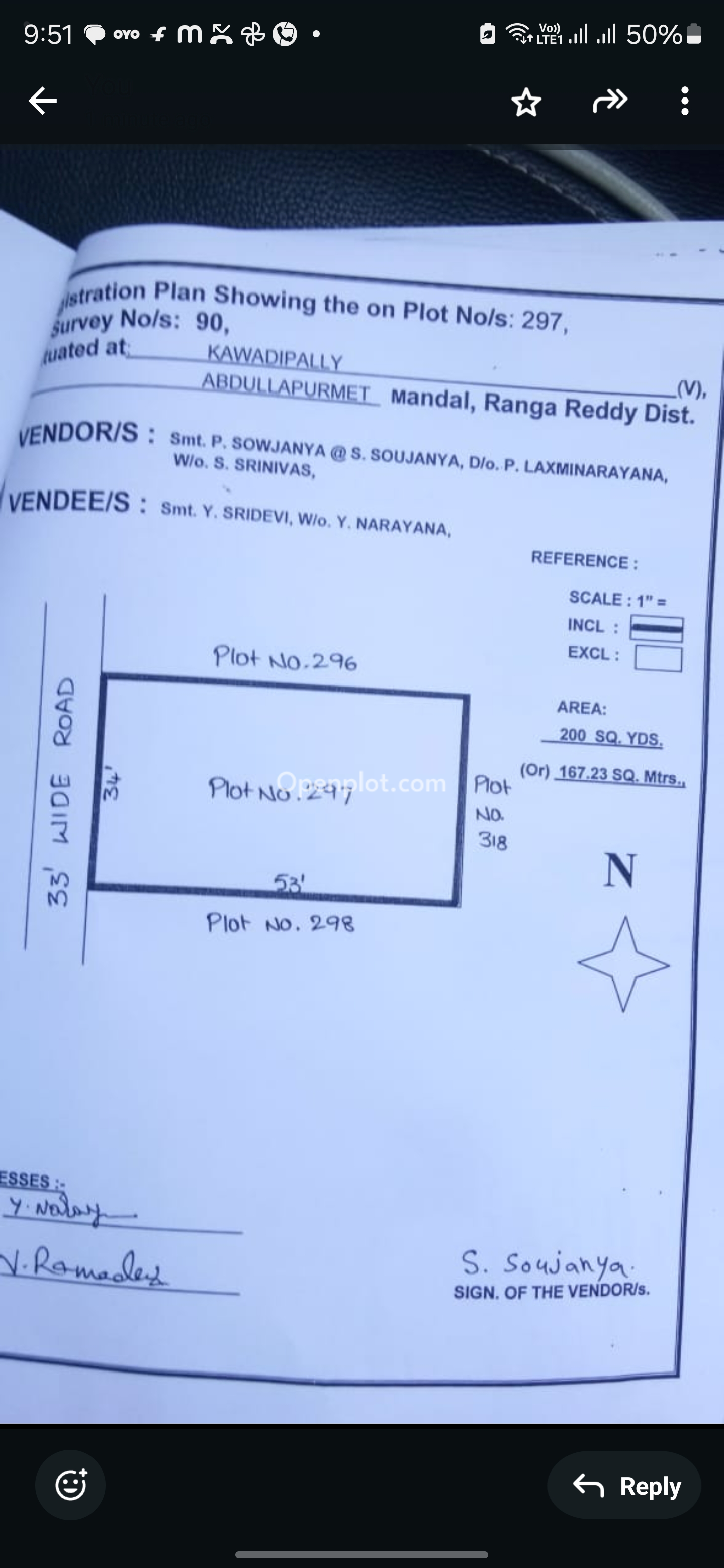 Land for Sale in Kawadpalli,Ranga Reddy