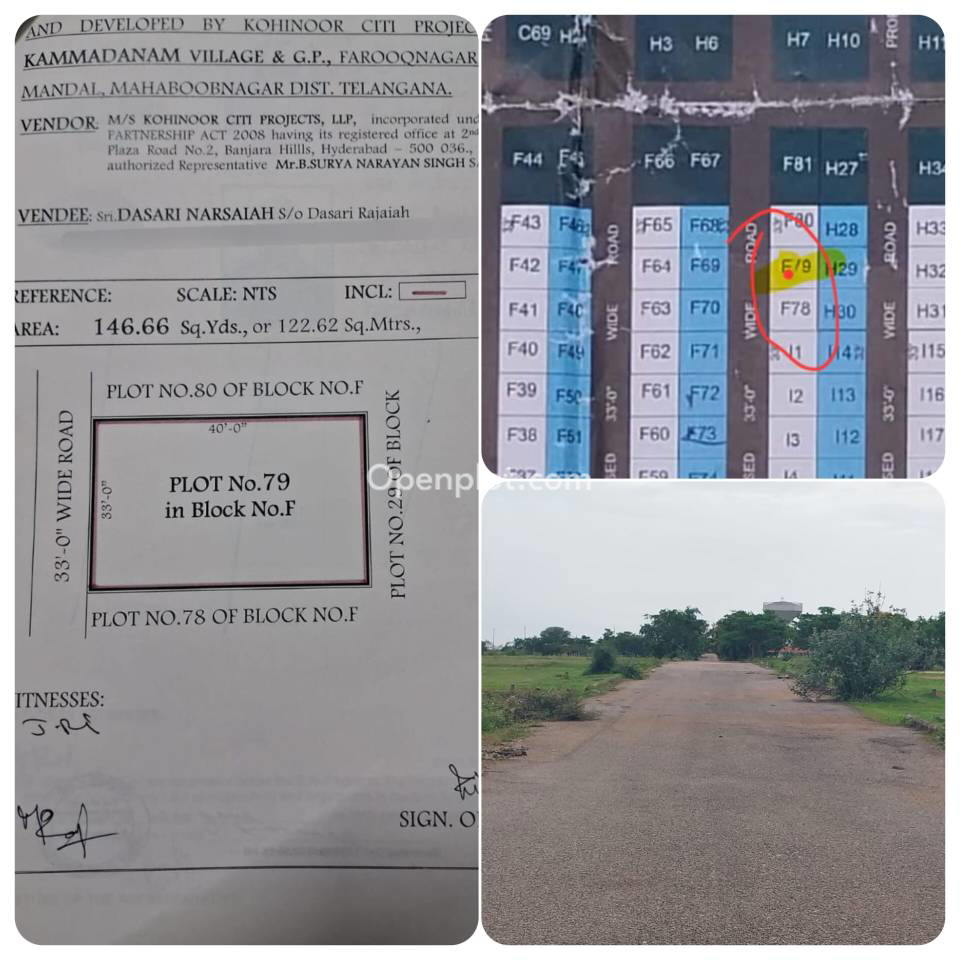 Plot for Sale in Kammadanam,Ranga Reddy
