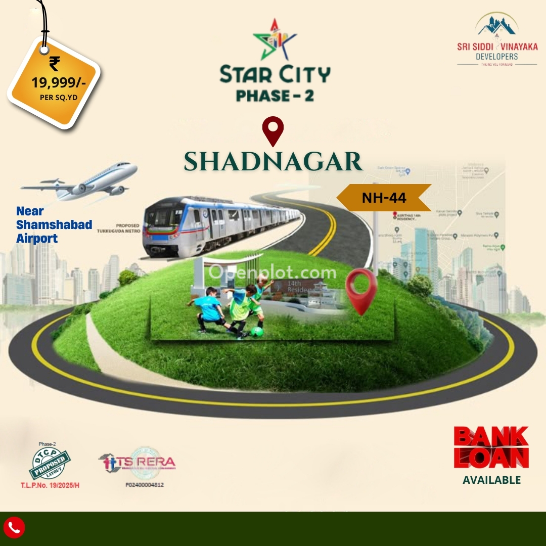 Plot for Sale in Shadnagar,Ranga Reddy