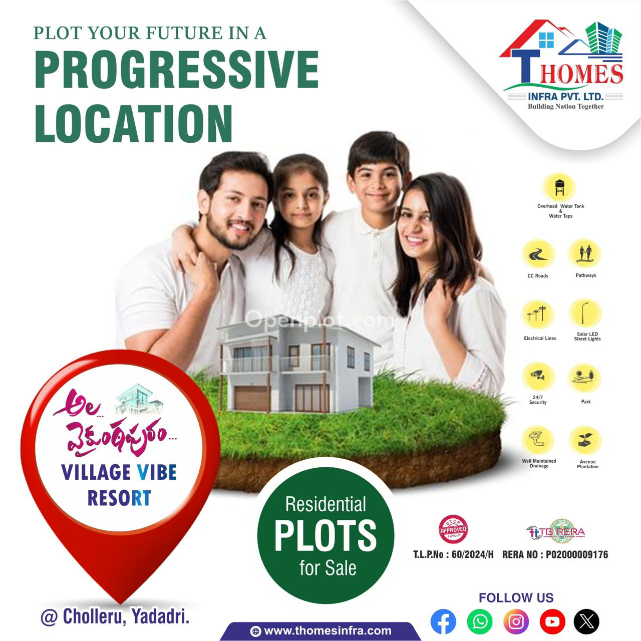 Plot for Sale in Yadagirigutta,Yadadri Bhuvanagiri