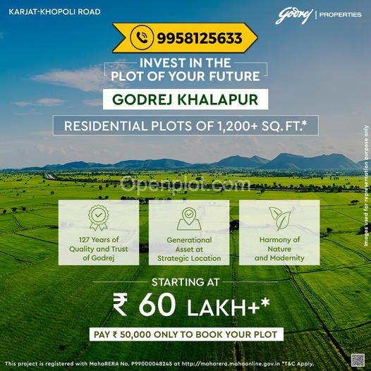 Plot for Sale in Khalapur,Raigad