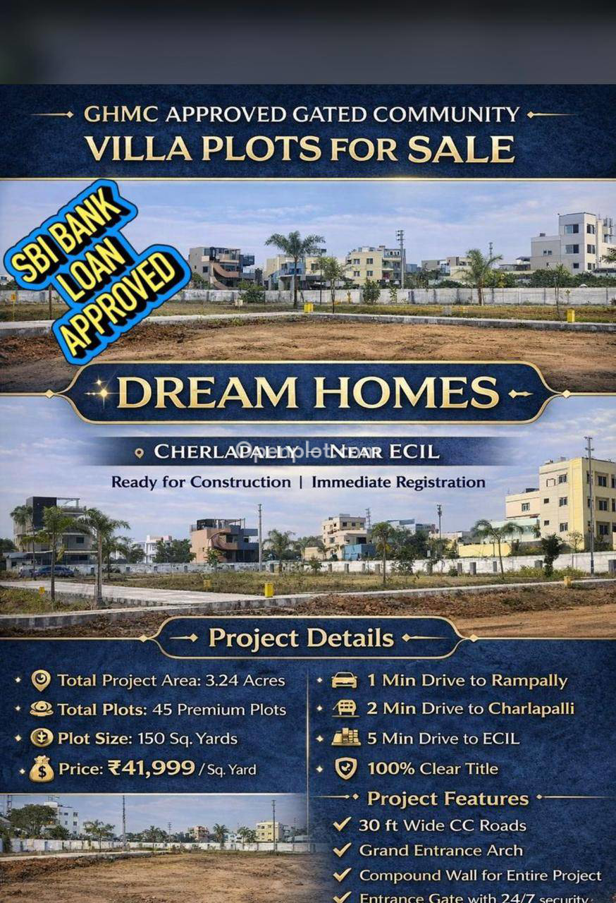 Plot for Sale in Cherlapalli,Medchal Malkajgiri