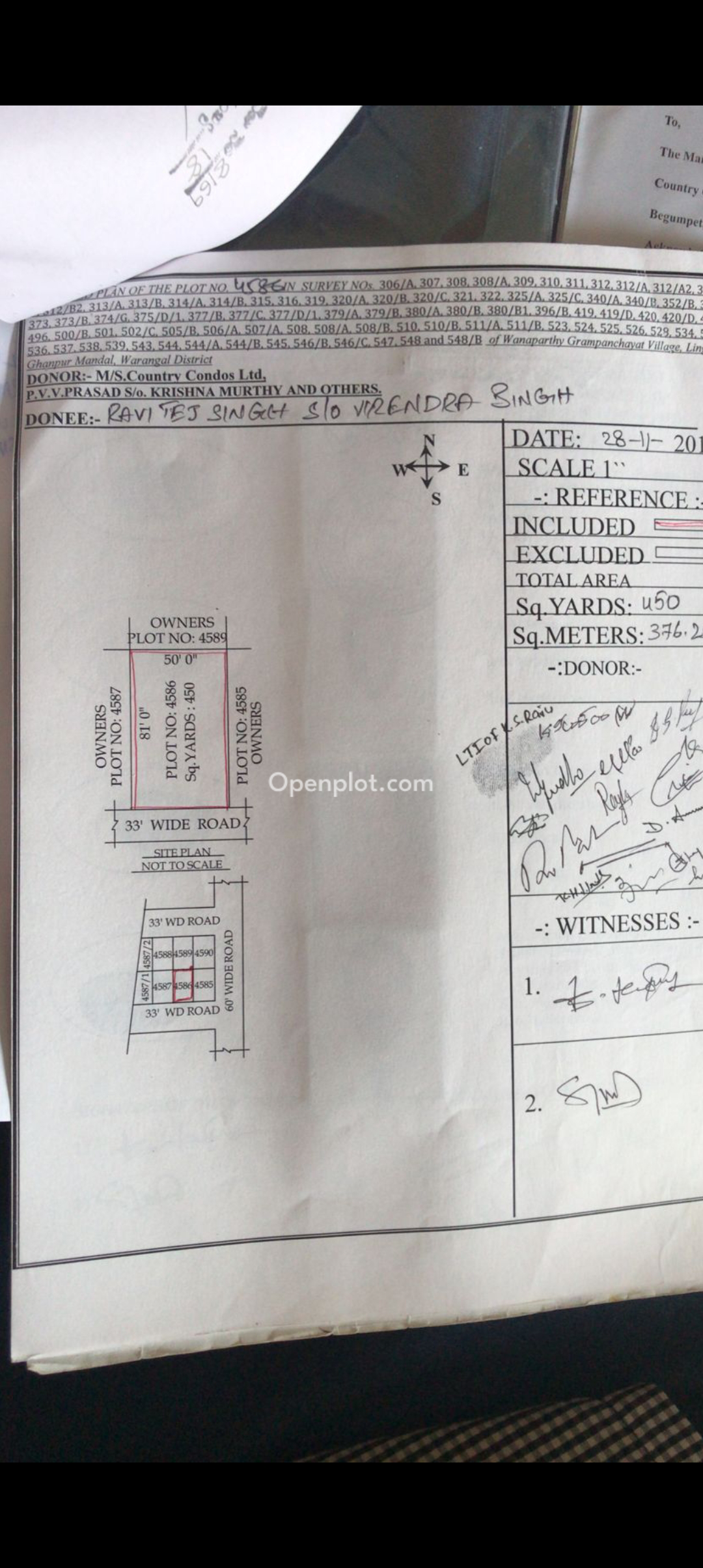 Plot for Sale in Wanaparthy,Jangoan
