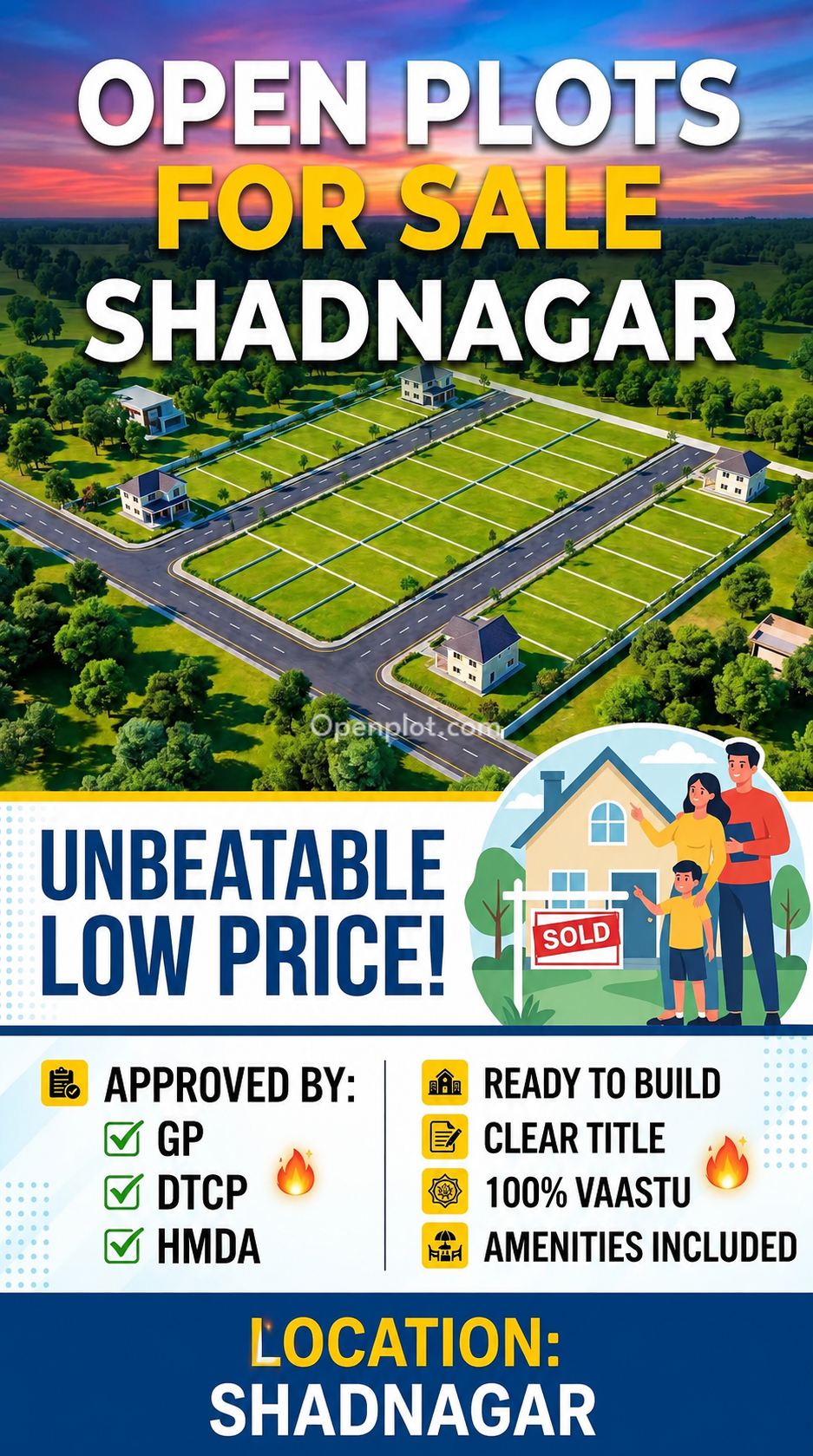 Plot for Sale in Shadnagar,Ranga Reddy