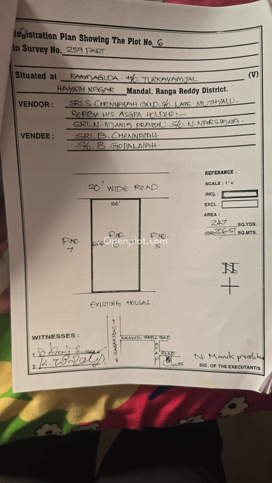 Plot for Sale in Turkayamjal,Ranga Reddy