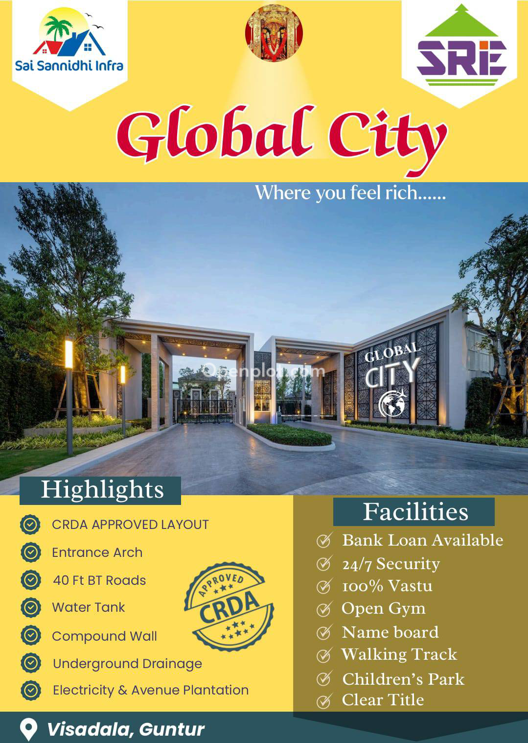 Plot for Sale in Gorantla,Guntur