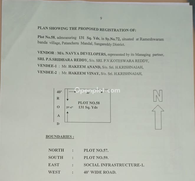 Venture for Sale in Indresham,Sangareddy