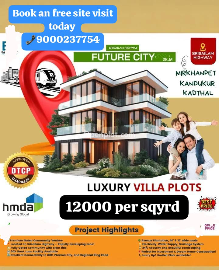 Plot for Sale in Mirkhanpet,Ranga Reddy