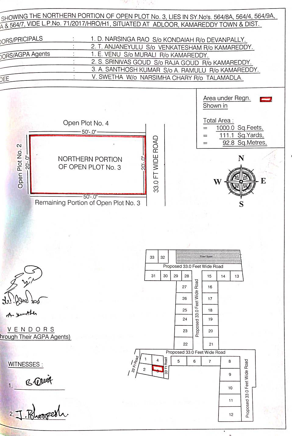 Plot for Sale in Kamareddy,Kamareddy