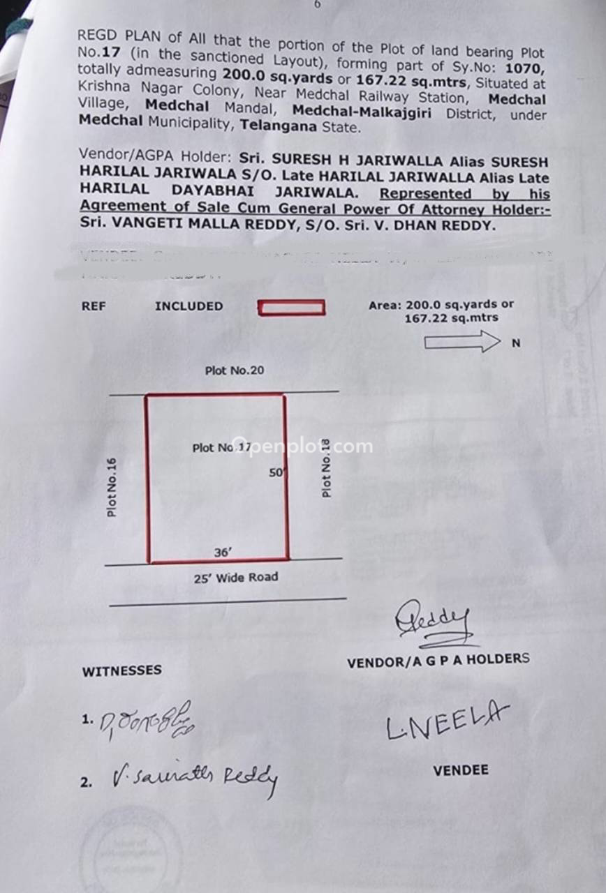 Plot for Sale in Medchal,Medchal Malkajgiri